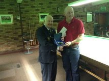 Chris Taylor pictured with Clive Scott